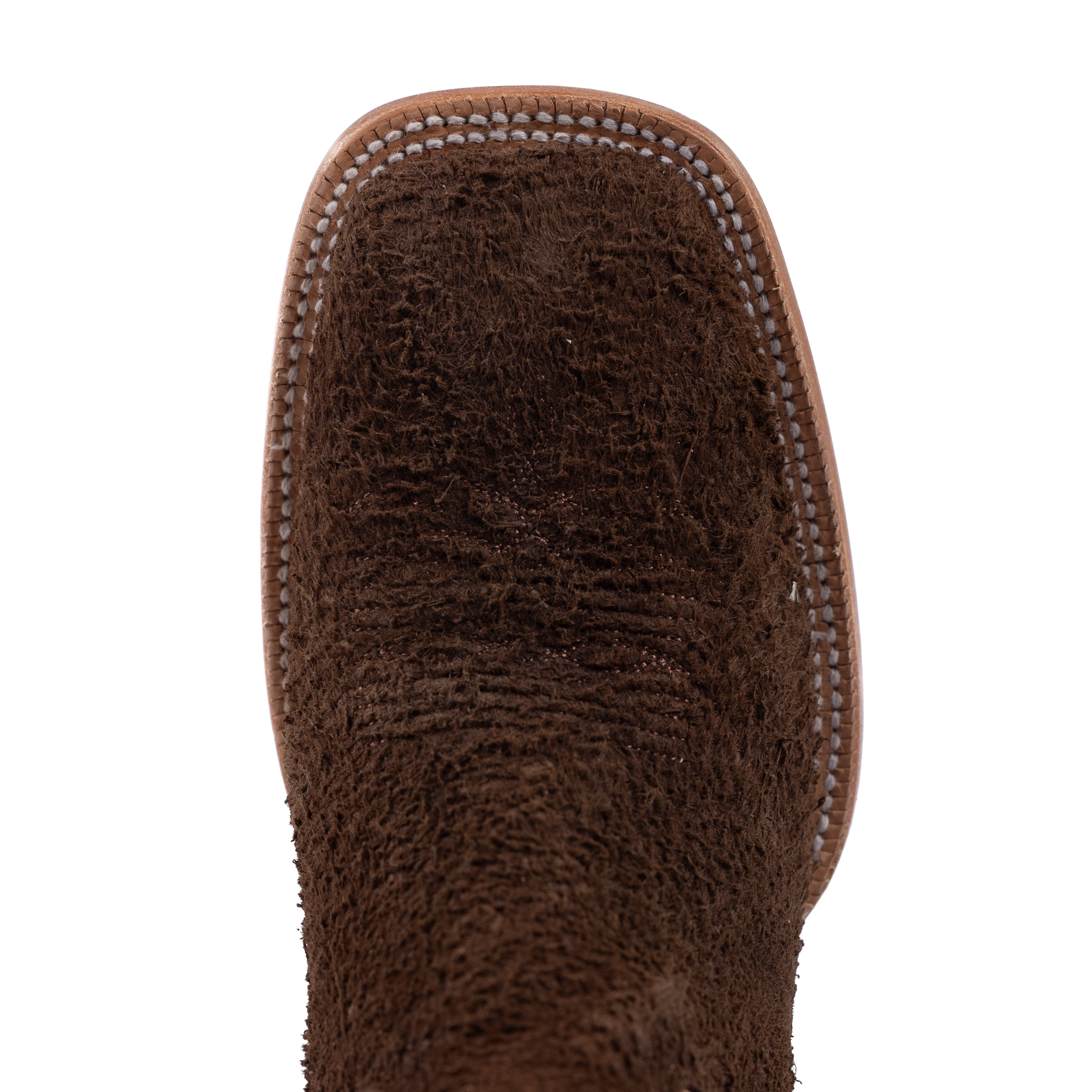 ラシュトン　Rushton　牛 Men's R. Watson Roughout Chocolate Brown Wide Square Toe RW8037-2