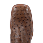 Men's R. Watson Full Quill Ostrich Wide Square with 13″ Chocolate Cowhide Top RW4501-2