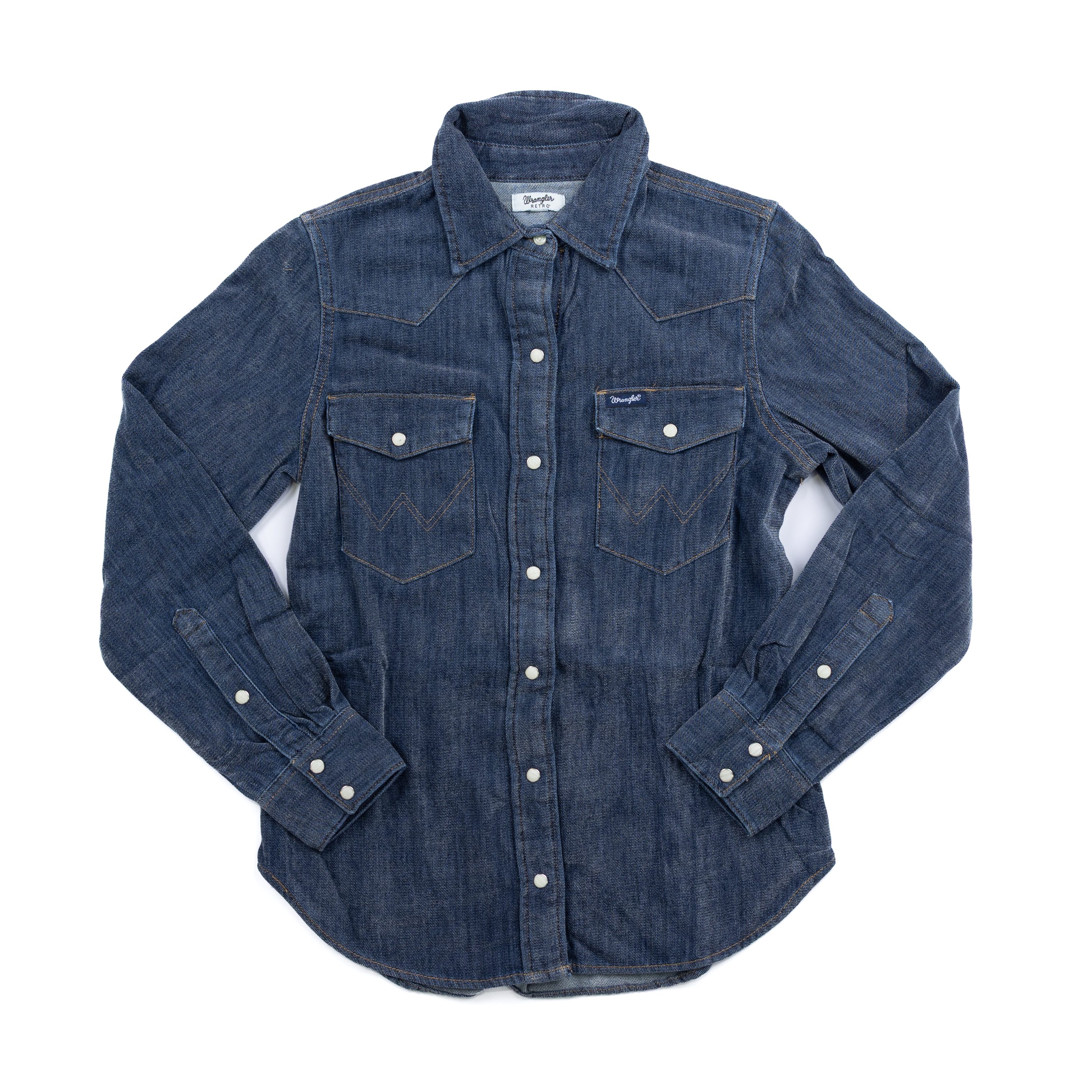 Women's Wrangler Vintage Cowboy Snap Shirt 112371921