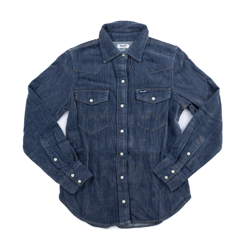 Women's Wrangler Vintage Cowboy Snap Shirt 112371921