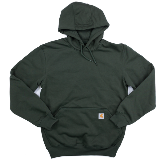 Men's Carhartt Dark Green Rain Defender Loose Fit Heavyweight Hoodie 100615-GI5