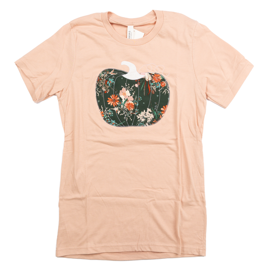 Women's Short Sleeve Blush Pumpkin T-shirt