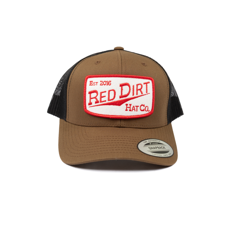 Men's Red Dirt Hat Co Brown "Fillin' Station" Snapback RDHC-575