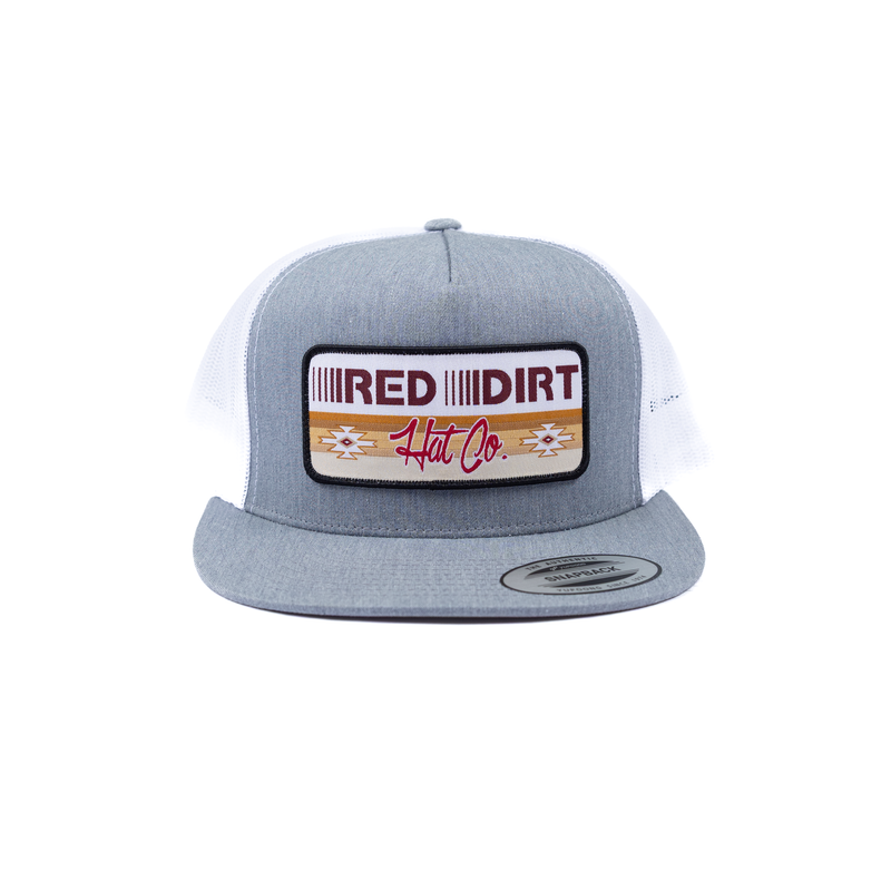 Men's Red Dirt Hat Co Grey Trailblazer Snapback RDHC-578