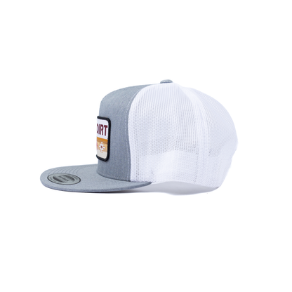 Men's Red Dirt Hat Co Grey Trailblazer Snapback RDHC-578