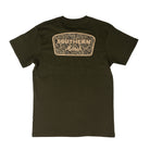 Southern Marsh Men's Dark Olive and Retro Camo T-shirt ACMB-DLV