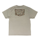 Southern Marsh Men's Gray Branding Camo Shield T-shirt TBCS-GRY