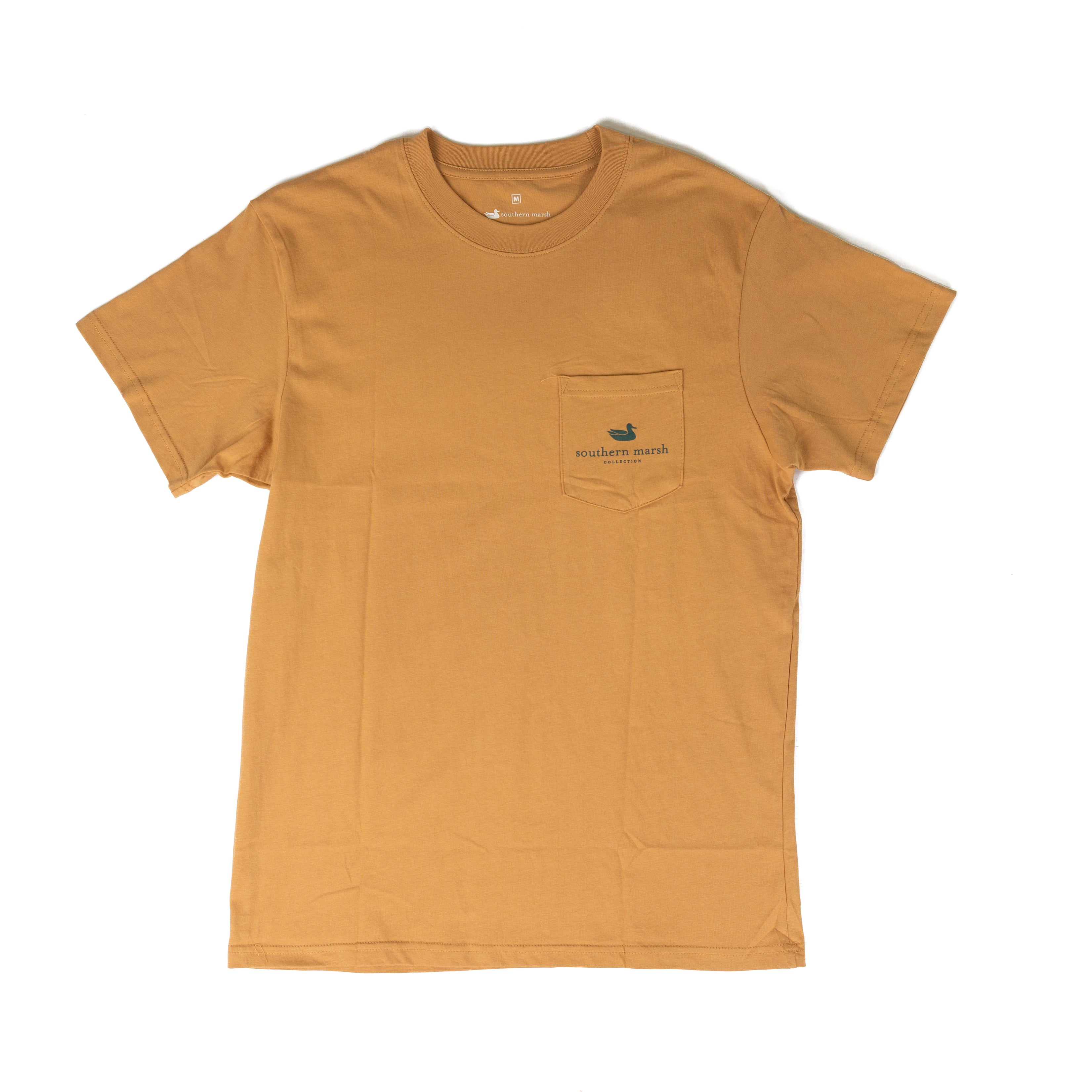 Southern Marsh Men's Light Brown Flyway Shield T-shirt ASHD-CM