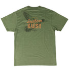 Southern Marsh Green Short Sleeve Duck Etching T-shirt TBDE-DFN