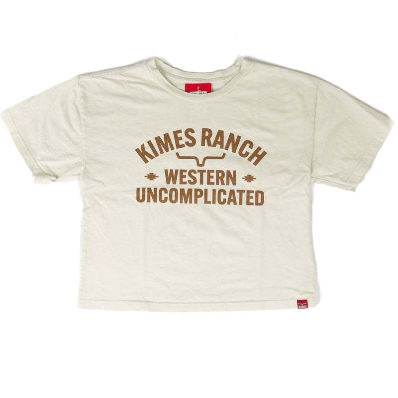Kimes Ranch Women's Natural Short Sleeve Cropped Cavell T-shirt 
