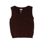 Another Love Women's Espresso Brown Leighton Sweater Top 