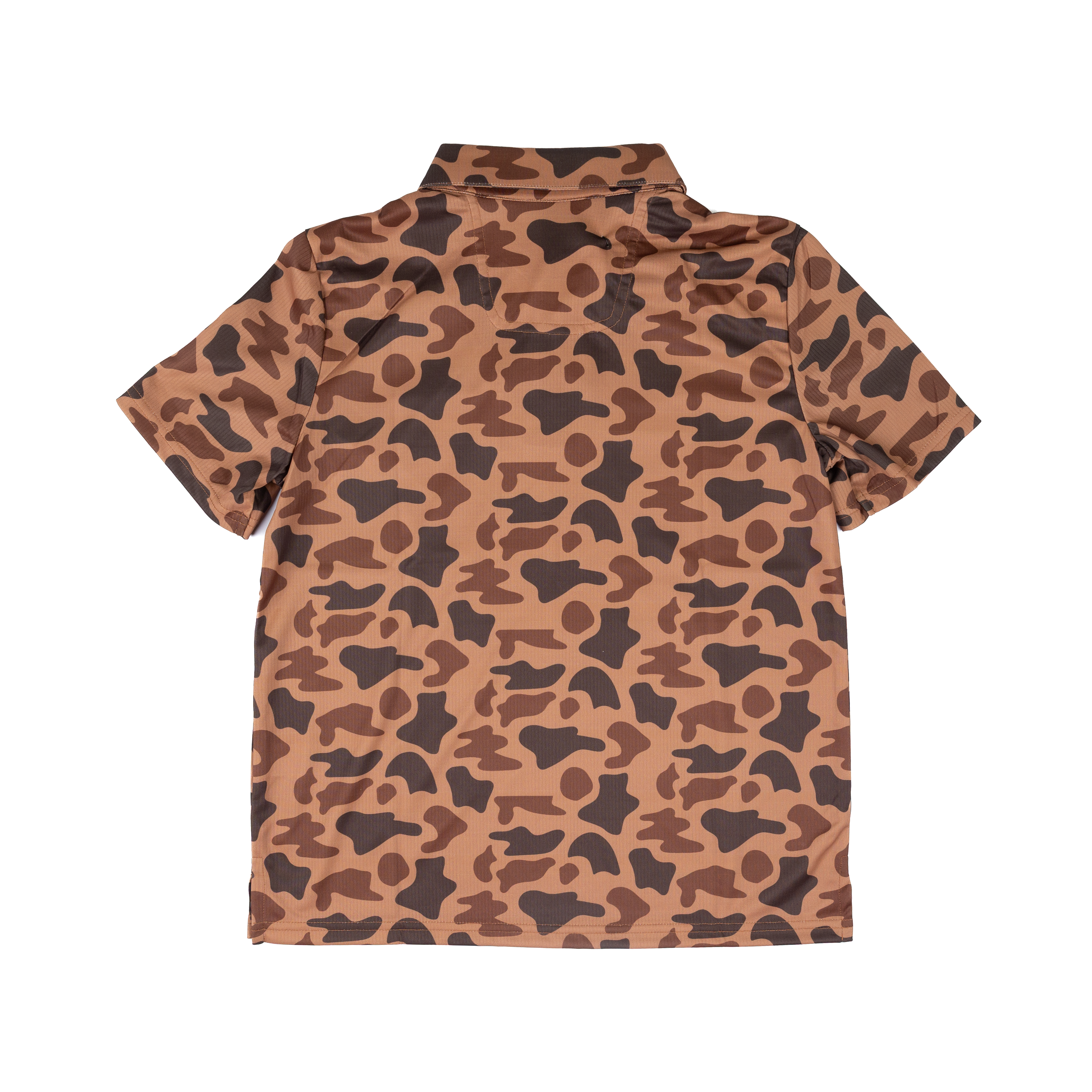 Boy's Rock and Roll Denim Camo Polo Shirt BB51T07687