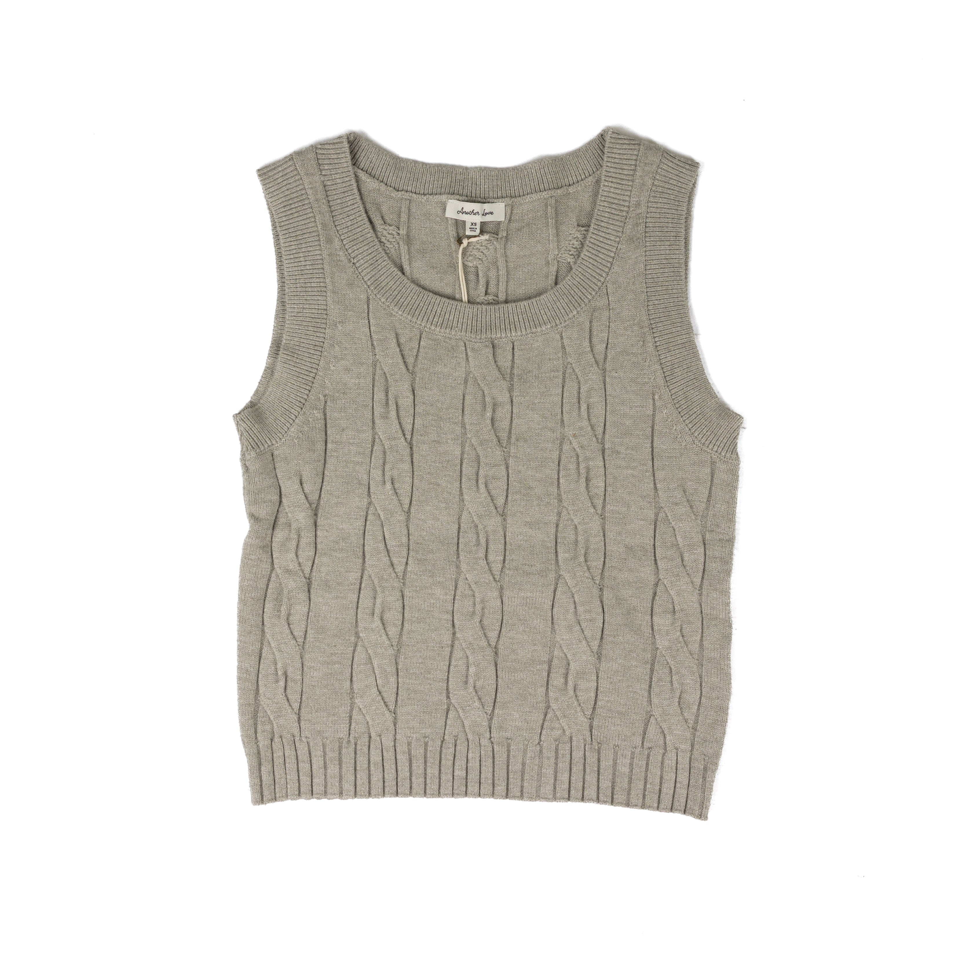 Another Love Women's Heather Gray Leighton Sweater Top 