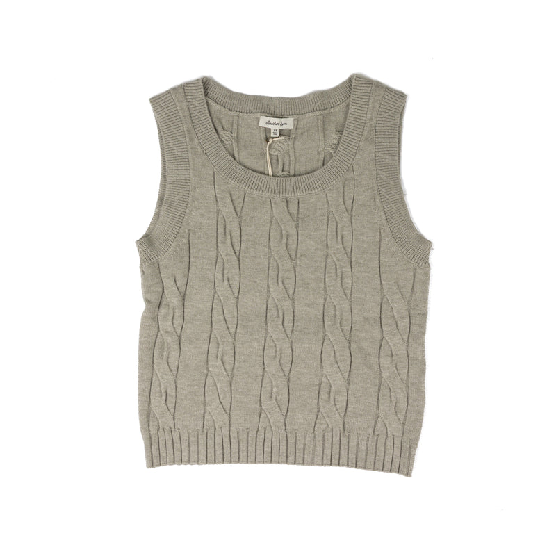 Another Love Women's Heather Gray Leighton Sweater Top 