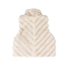 Women's Cripple Creek White Fur Vest CR19909-03