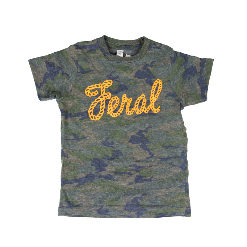 Youth Camo "Feral" T-shirt 
