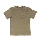 Southern Marsh Boy's Short Sleeve Olive Retro Camo Branding T-shirt YACMB-SWO