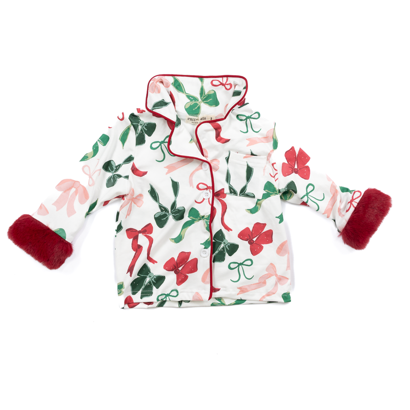 Girl's Matching Christmas Pajama Set JG50431