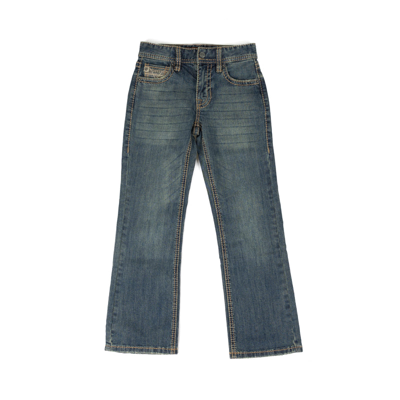 Rock and Roll Boys Mid Wash Regular Fit Bootcut Jeans BB0BD09837