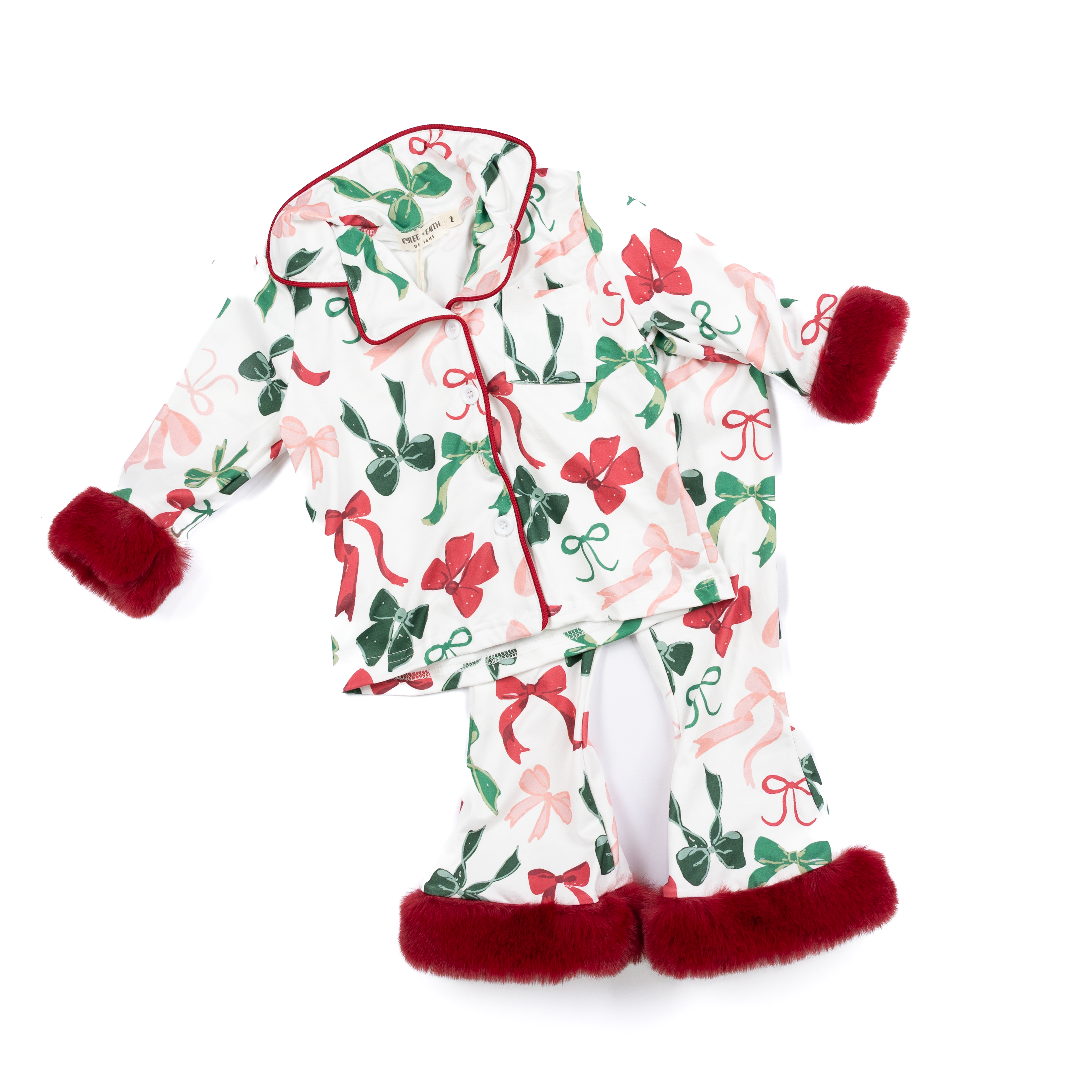 Girl's Matching Christmas Pajama Set JG50431