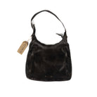 Bedstu Women's Black Leather Dallas Hobo Bag A450404