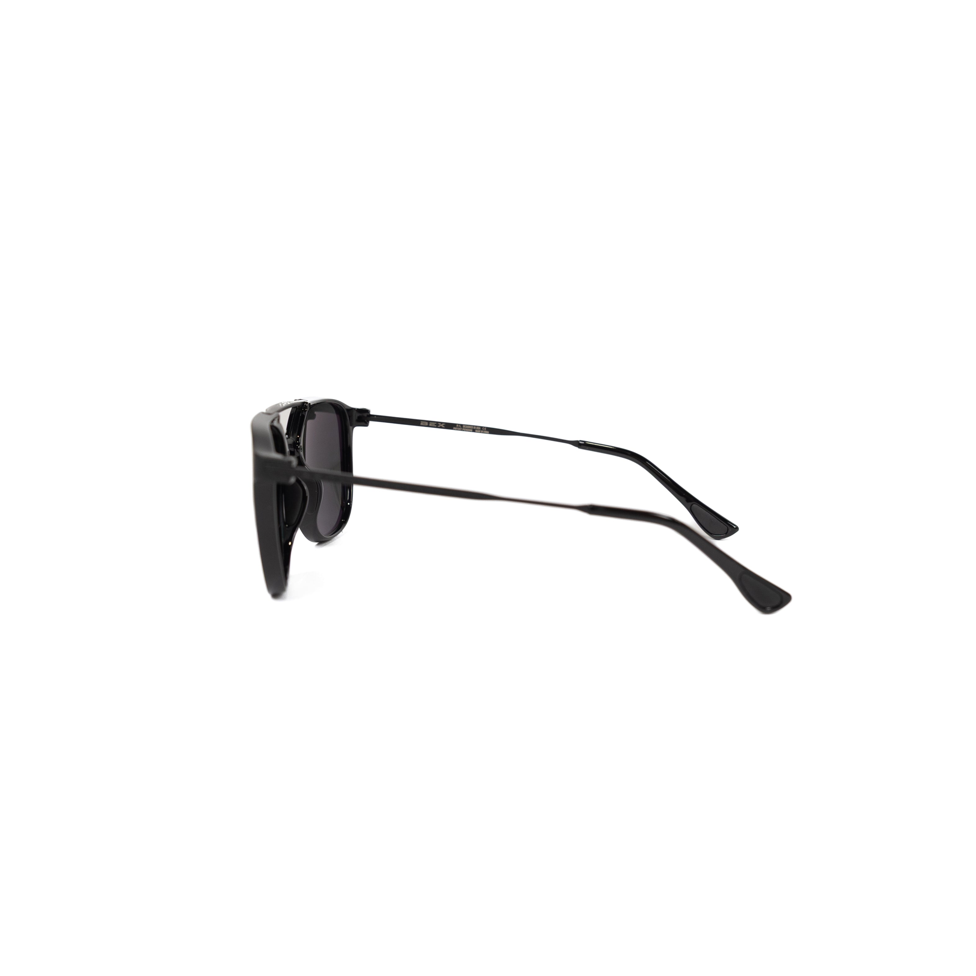 Bex Black Gray Silver Dillinger OTG Sunglasses S169BB