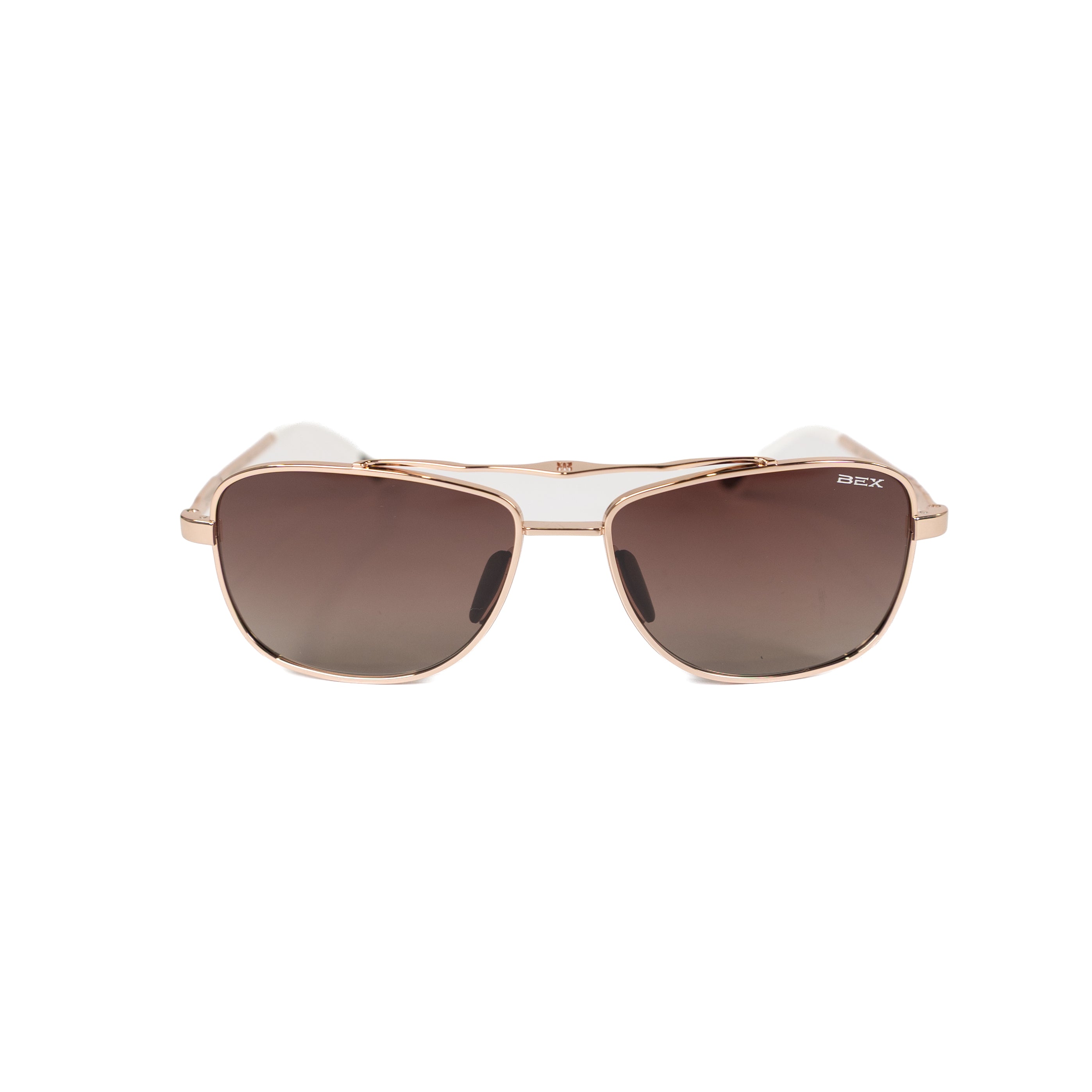 Bex Rose Gold and Brown Draeklyn OTG Sunglasses S167RB