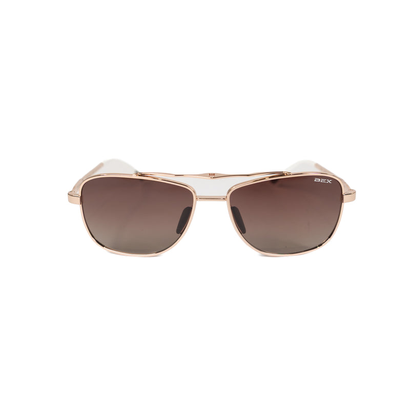 Bex Rose Gold and Brown Draeklyn OTG Sunglasses S167RB