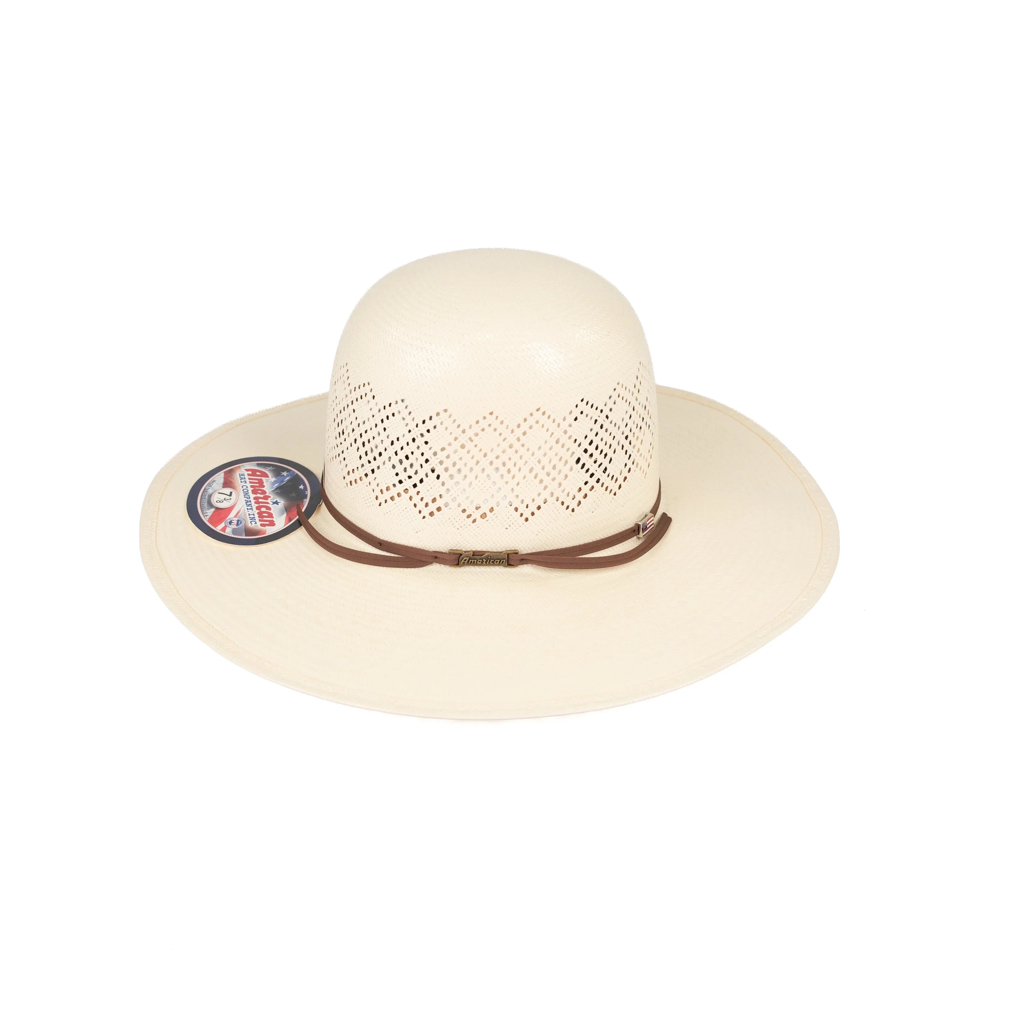 American Hat Company 8140 4.25" Straw Hat - Long Oval
