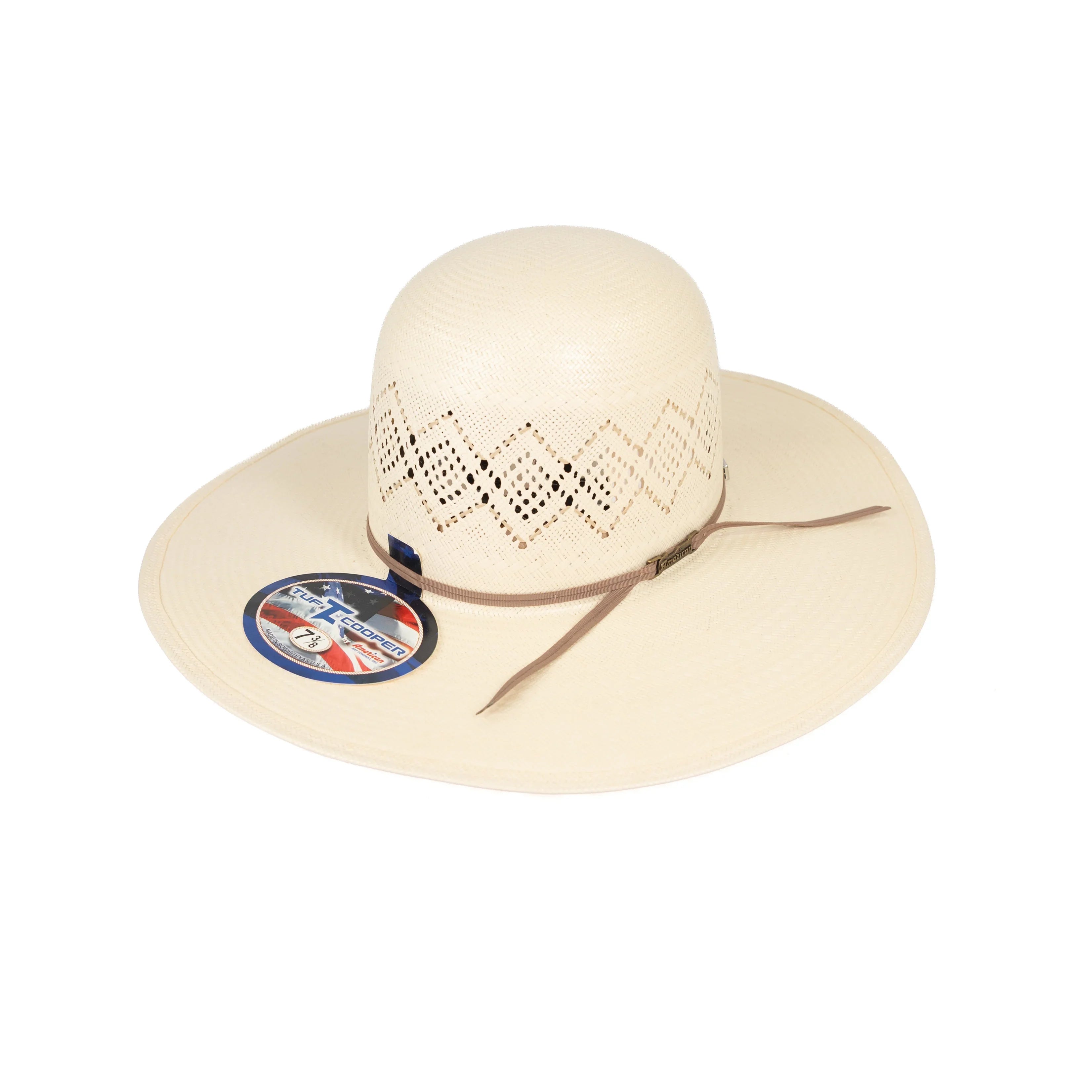 American Hat Company TC8930 4.5" Straw Hat - Long Oval