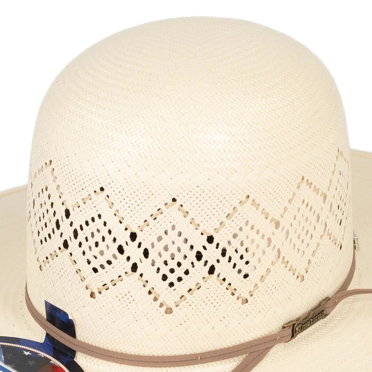 American Hat Company TC8930 4.5" Straw Hat - Long Oval