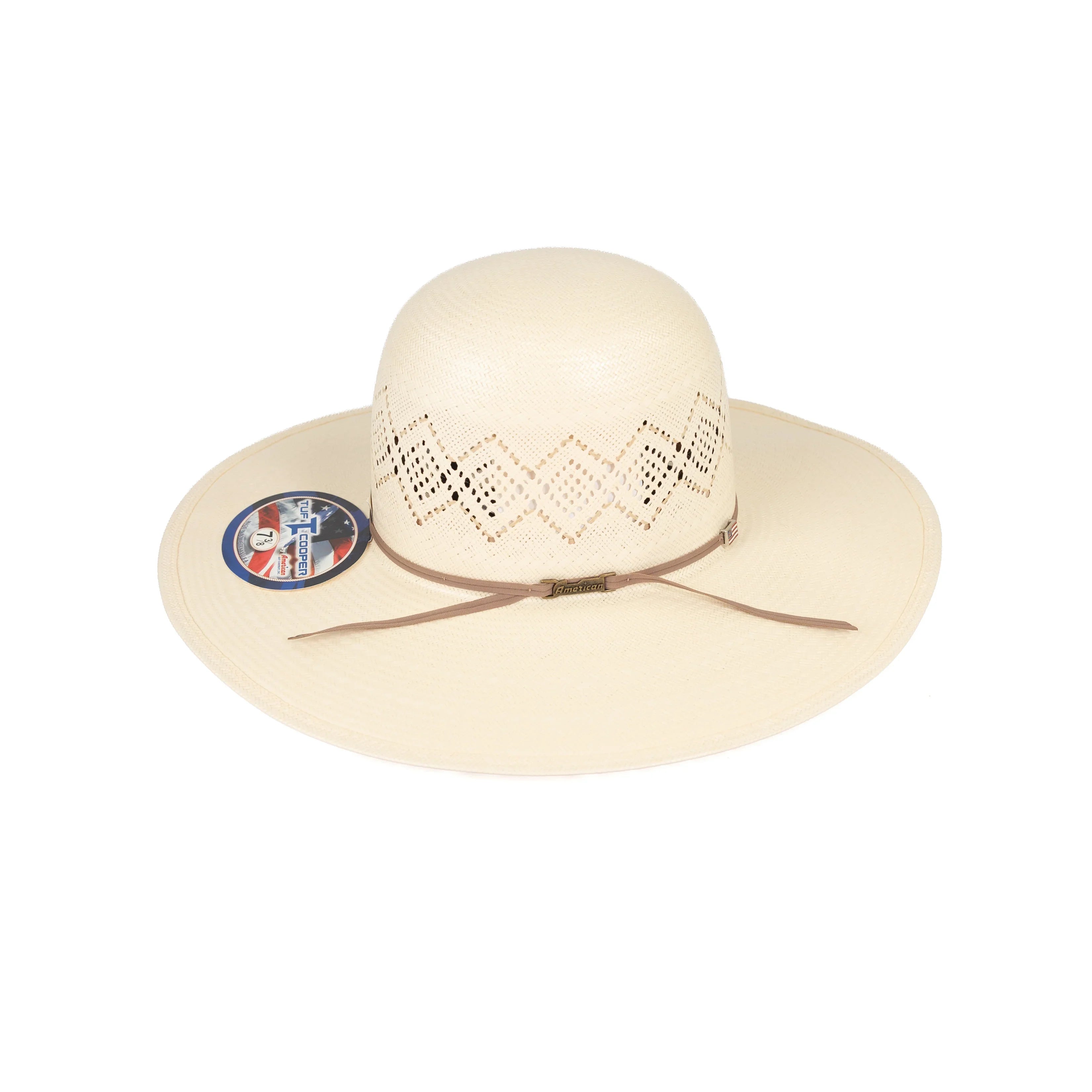 American Hat Company TC8930 4.5" Straw Hat - Long Oval