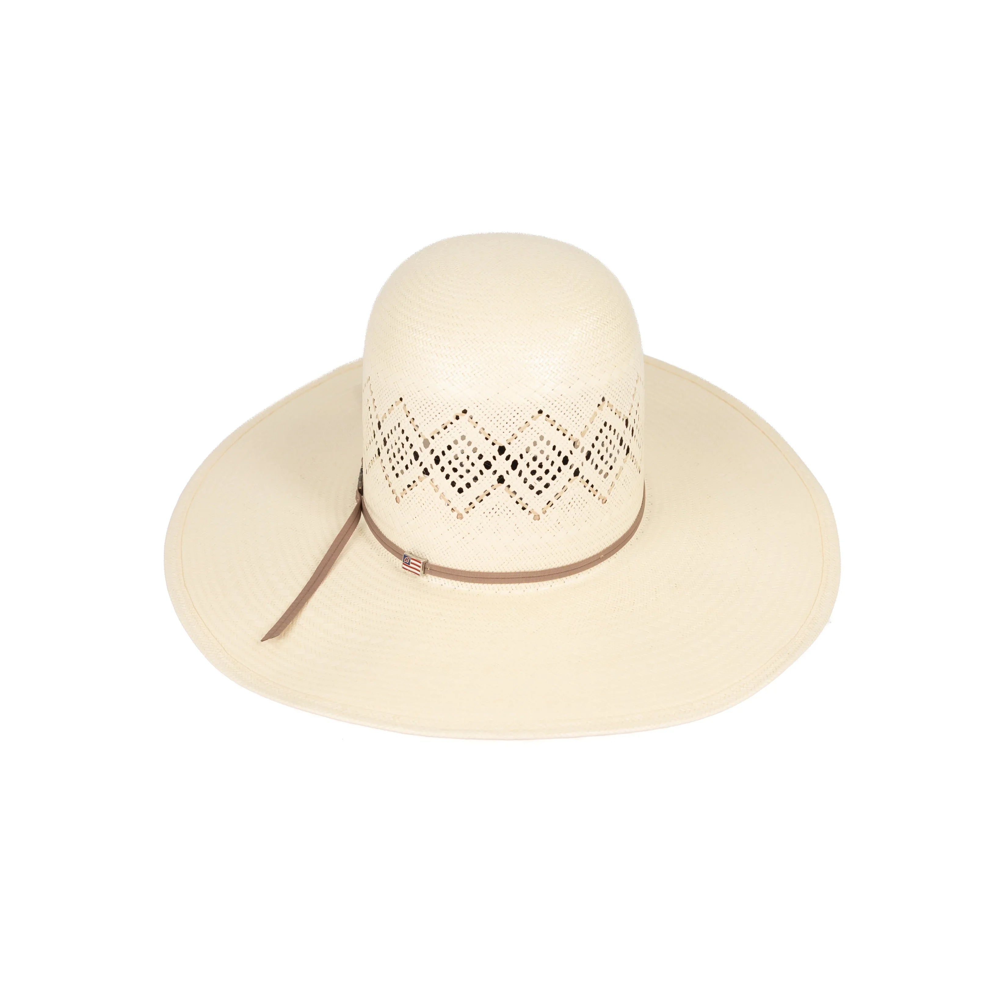 American Hat Company TC8930 4.5" Straw Hat - Long Oval