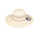 American Hat Company TC8930 4.5" Straw Hat - Long Oval