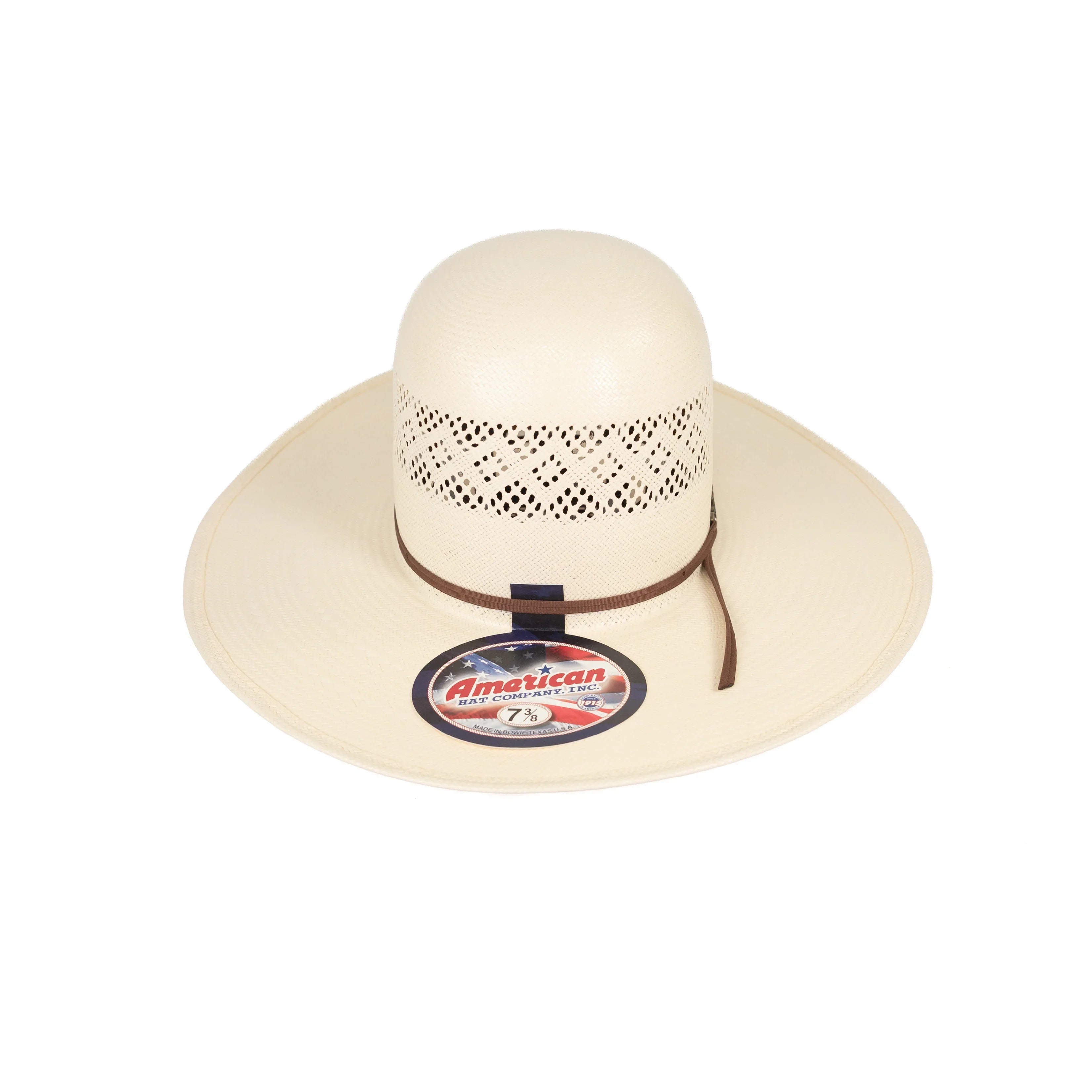 American Hat Company 8300 4.25" Straw Hat - Long Oval