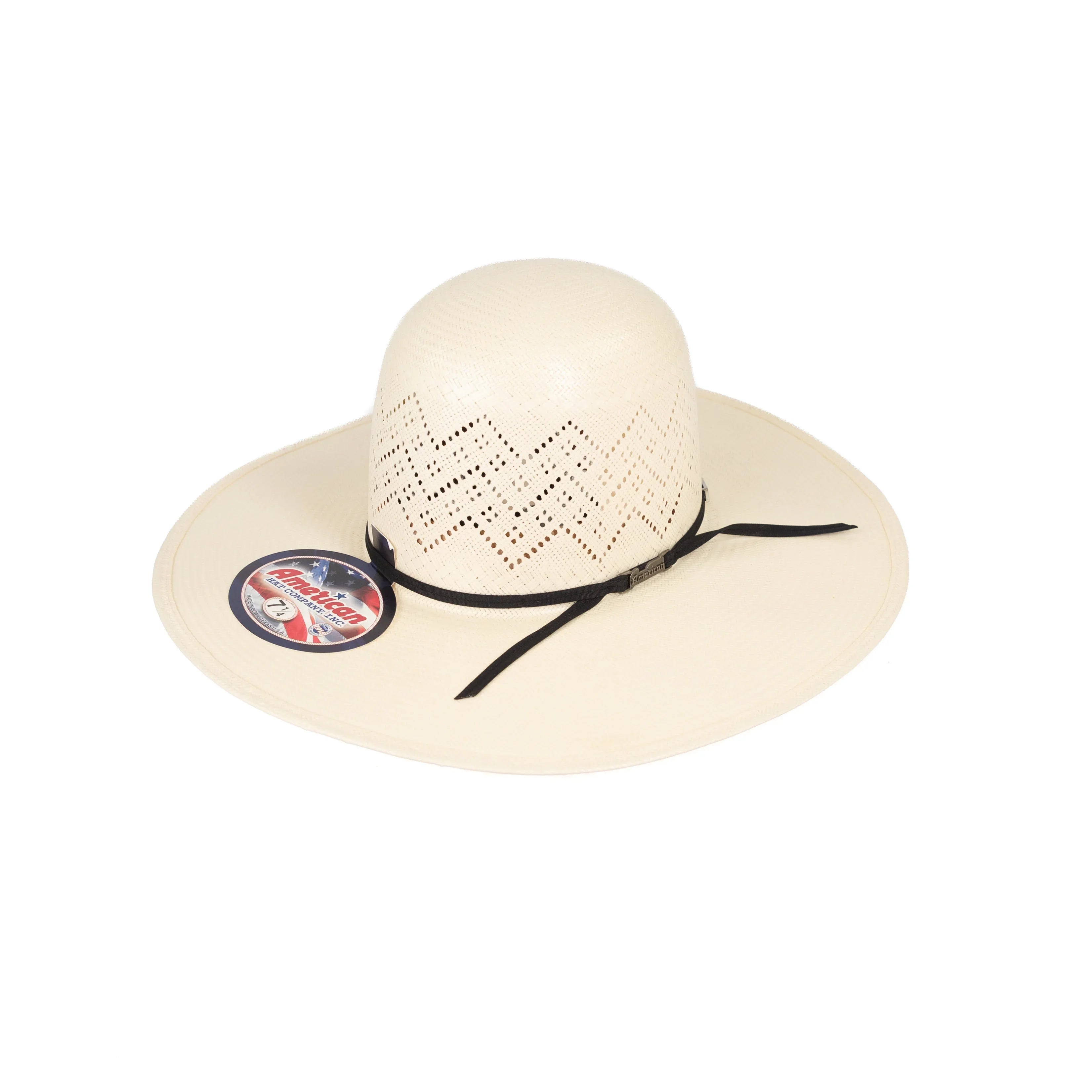 American Hat Company 8130 4.5" Straw Hat - Long Oval