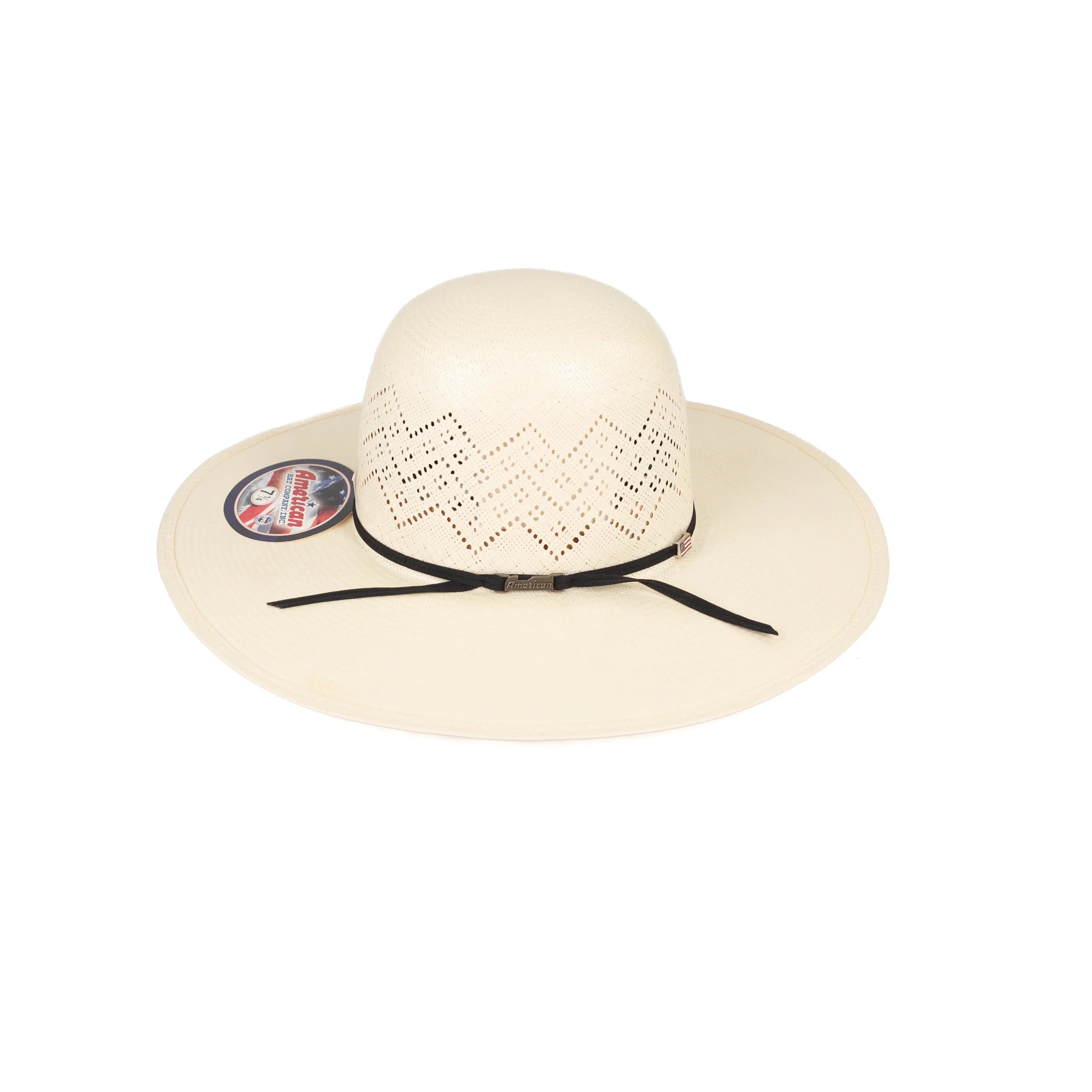American Hat Company 8130 4.5" Straw Hat - Long Oval