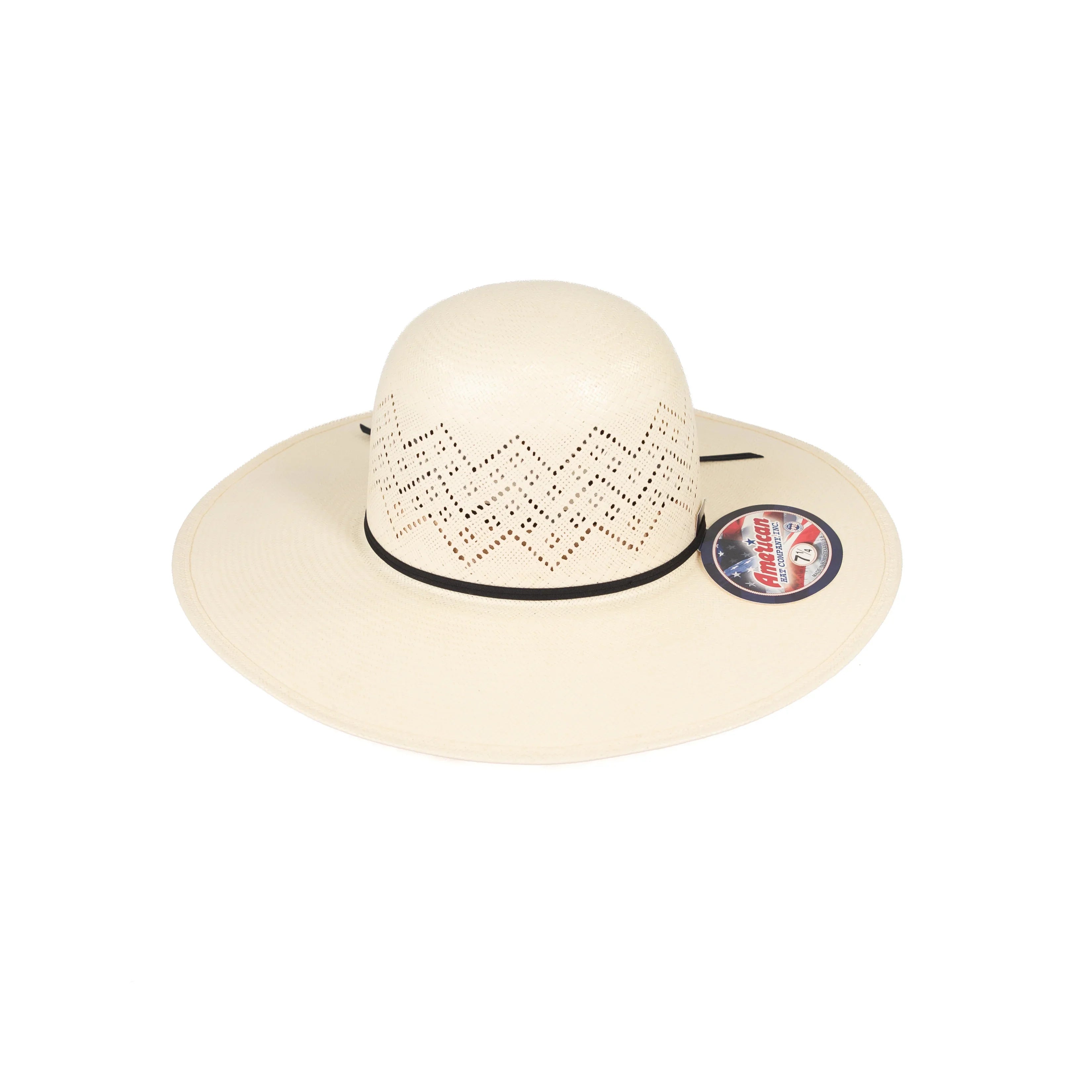 American Hat Company 8130 4.5" Straw Hat - Long Oval