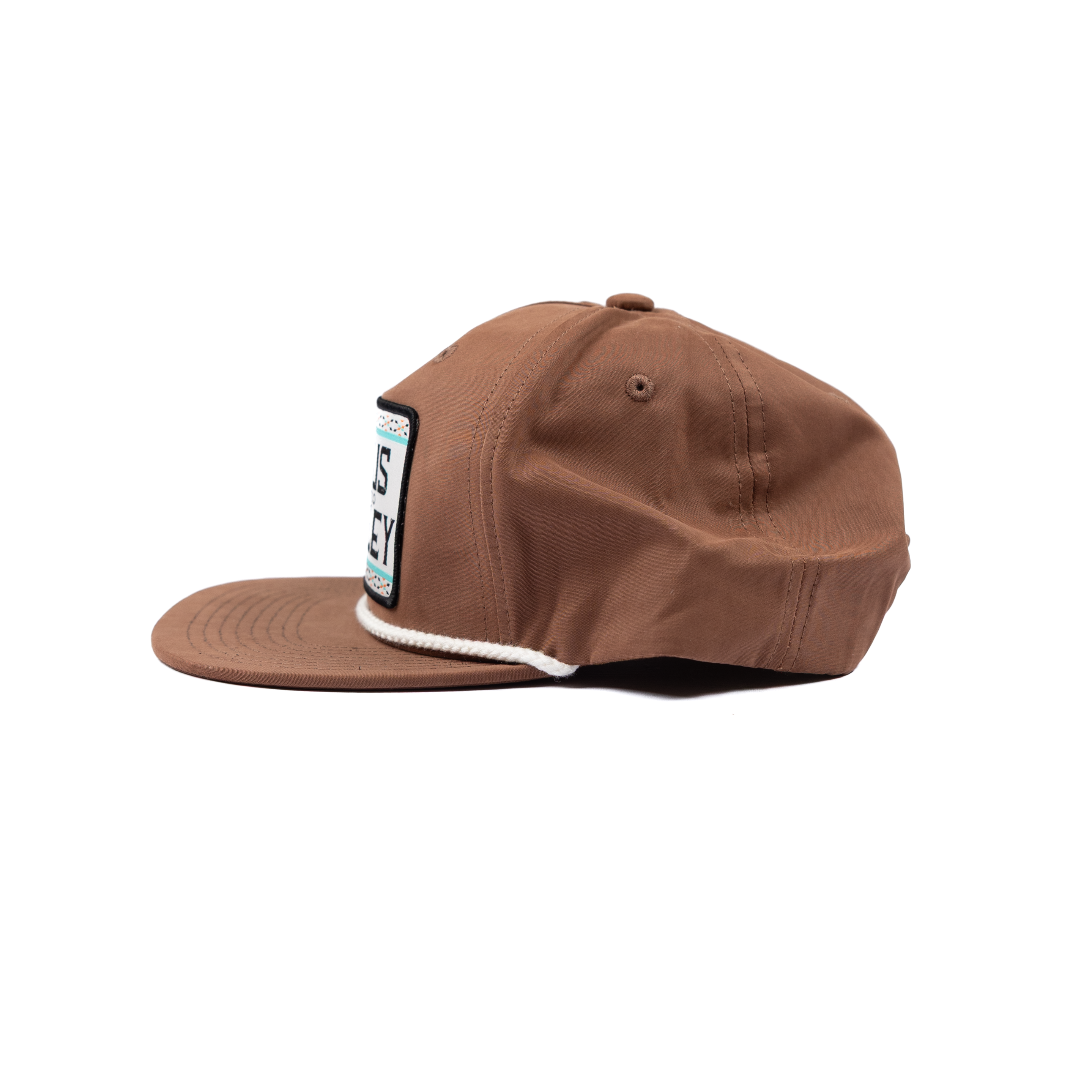 Men's Cactus Alley Brown Cap with Patch 256BRWN-P225-ROLLINCA