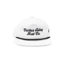 Men's Cactus Alley White and Black Original Snapback 256WHT-S129-THEOG