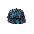 Men's Cactus Alley Black and Multicolor Aztec Snapback with Patch PH121-P241-FASTFRESH