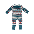 Boy's Burlebo Multicolor Christmas Onesie Pajamas BZU-XMASBO