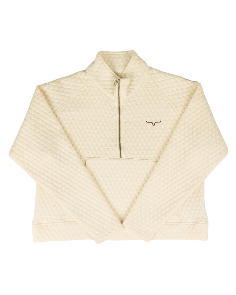 Kimes Ranch Women's Natural Rita Quilted Sweatshirt WSW0000021-BE006
