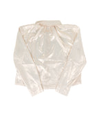 Another Love Women's Tory White Gold Long Sleeve Button Up Top