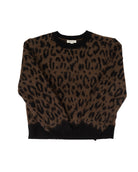 Another Love Women's Mina French Toast Leopard Sweater