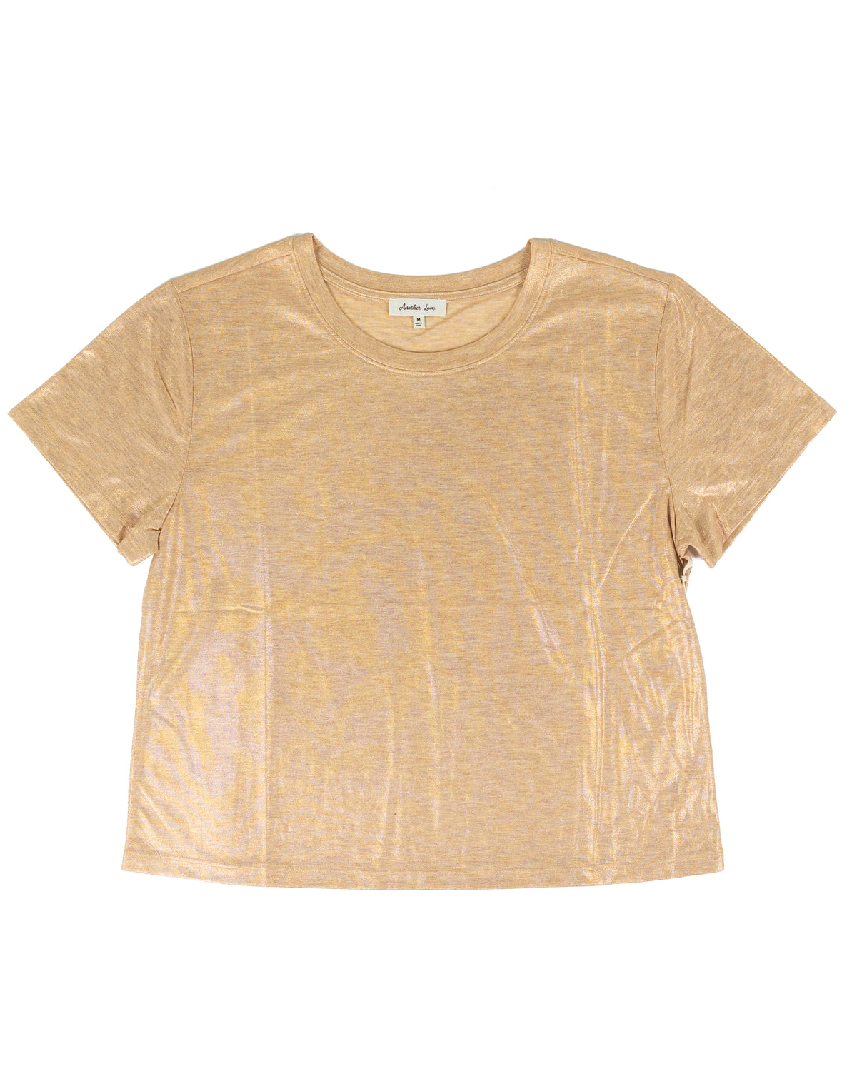 Another Love Women's Shyama Heathered Gold T-shirt 