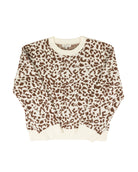 Another Love Women's Mina Sequin Leopard Sweater