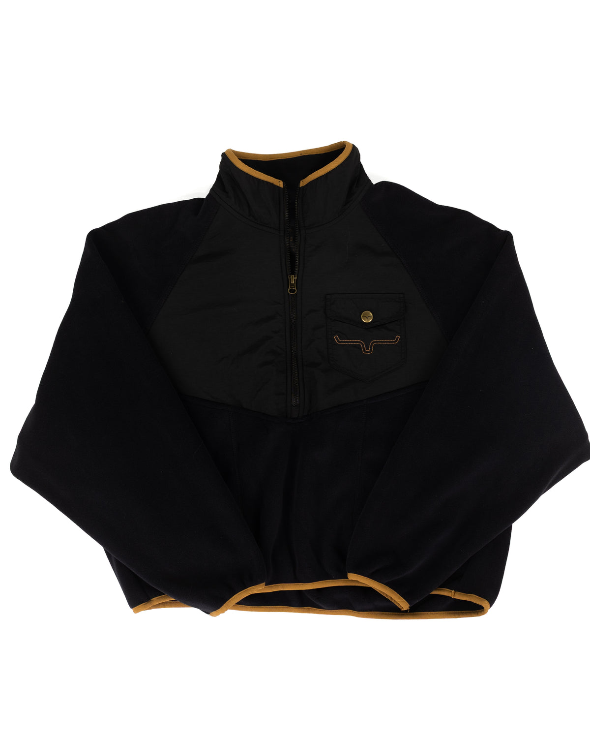 Kimes Ranch Women's Black Indie 1/2 Zip Pullover Sweatshirt WSW0000011-BK001