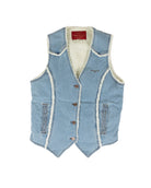 Kimes Ranch Women's Denim Sherpa Loni Vest WVE0000002-BL018