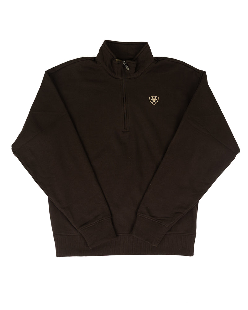 Ariat Men's Brown 1/4 Zip Sweatshirt 10085376